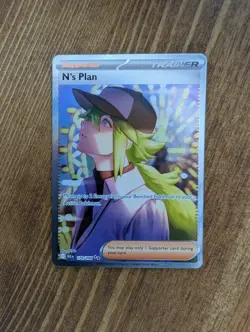 Pokemon TCG N's Plan Special Illustration Black Bolt 170/086 Full Art NM-M - Image 1