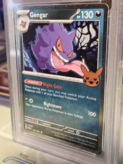 PSA 10 Gem Mint Gengar Graded Pokemon Card #057 Trick or Trade 2024 - Image 2