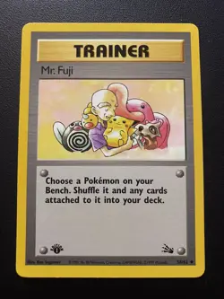 POKEMON TCG MR. FUJI 58/62 FOSSIL SET 1ST EDITION UNCOMMON!! - Image 1