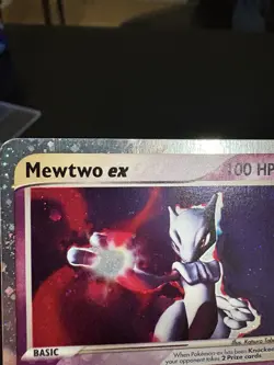 Pokemon Mewtwo EX Holo Ultra Rare Ruby and Sapphire Card 101/109 - Image 3