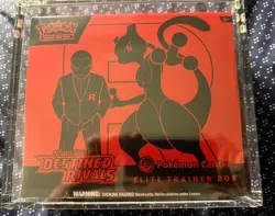 Destined Rivals Pokemon Center Elite Trainer Box ETB Sealed in Acrylic Case - Image 1