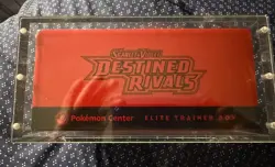 Destined Rivals Pokemon Center Elite Trainer Box ETB Sealed in Acrylic Case - Image 3