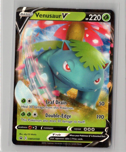 Venusaur V - SWSH100 - Pokemon TCG Sword & Shield Promo Ultra Rare Card LP - Image 1