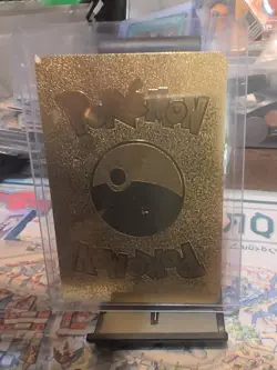 Pokemon Magikarp & Wailord GX Gold Foil Fan Art Vinyl Collector Card 161/181 - Image 5