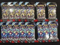 Pokemon TCG Stellar Crown Booster Pack Lot Of 15. New Sealed. - Image 1