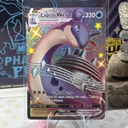 Lapras VMAX SV111/SV122 Shining Fates Shiny Holo Rare Full Art Pokemon TCG - Image 1