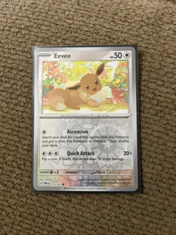 Eevee 135/167 Sv06: Twilight Masquerade Reverse Holo Pokemon TCG - Image 1