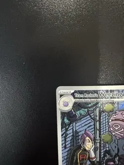 Team Rocket's Weezing DRI 199/182 Illustration Rare Pokemon Destined Rivals - Image 3