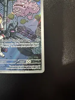 Team Rocket's Weezing DRI 199/182 Illustration Rare Pokemon Destined Rivals - Image 5