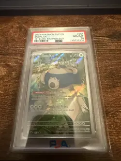 2023 POKEMON SVP EN-SV BLACK STAR PROMO 151 ELITE TRAINER BOX SNORLAX PSA 10 - Image 4