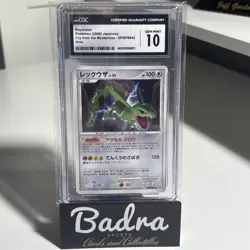 2008 Pokemon (Japanese) Rayquaza - Holo - Cry from the Mysterious - CGC GM MT 10 - Image 1