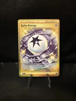 Pokemon Spiky Energy Trading Card Holofoil Rare 190/159 Journey Together NM - Image 1