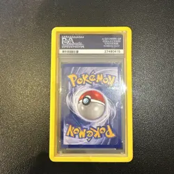 1999 POKEMON FOSSIL 1ST ED #18 DITTO PSA 10 With Protective Guard - Image 2