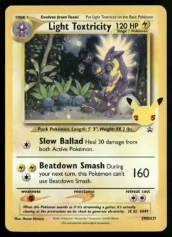 Light Toxtricity - SWSH: Sword & Shield Promo Cards SWSH137 Pokemon TCG - Image 1