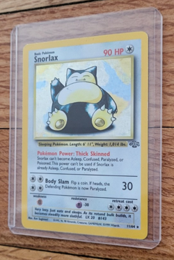 Pokemon TCG- Snorlax - 11/64 Jungle Holo - Light Play, Excellent Condition - Image 3