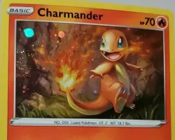 Pokemon Battle Styles Charmander Cosmo Holo *Swirl* SWSH092 Black Star Promo - Image 4