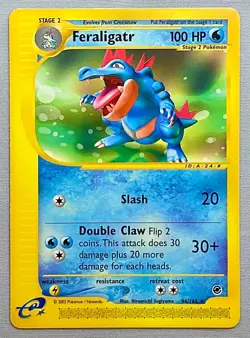 Pokemon Feraligatr #46/165 Non-Holo Rare - 2002 Expedition Base Set - NM to MT! - Image 1