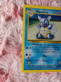 Wartortle 63/130 Base Set 2 Uncommon Vintage Pokemon Card WOTC TCG English - Image 2