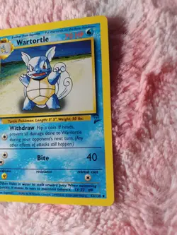 Wartortle 63/130 Base Set 2 Uncommon Vintage Pokemon Card WOTC TCG English - Image 3