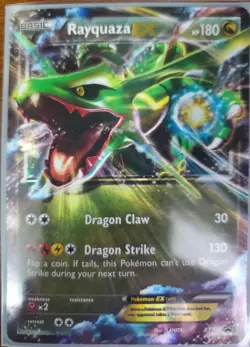 Rayquaza-EX XY73, Pokemon Card, Promo, Good Condition, With Sleeve - Image 1