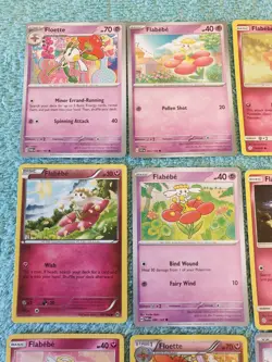 FLABEBE, FLOETTE, & FLORGES BUNDLE OF POKEMON CARDS - Image 2