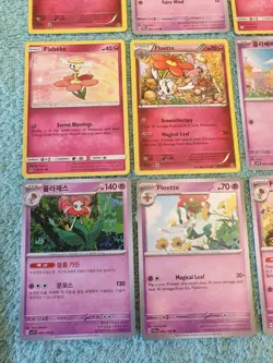 FLABEBE, FLOETTE, & FLORGES BUNDLE OF POKEMON CARDS - Image 4