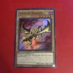 2020 Yu Gi Oh Legend of Blue Eyes #LOB-EN-066 Curse of Dragon Foil - Image 1