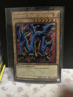 🔥 Yugioh Serpent Night Dragon SRL-EN103 SECRET RARE NEAR MINT (NM) - Image 1