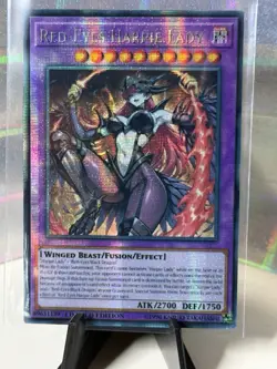 Yu-Gi-Oh! TCG Red Eyes Harpie Lady Custom Starlight Rare - Image 1
