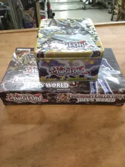 Yu-Gi-Oh Joey’s World Legendary Collection Box w / Approx 400 Random Cards +Tin - Image 4