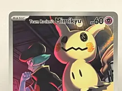 Team Rocket's Mimikyu 238/217 Me: Ascended Heroes Holo Pokemon Card - Image 2