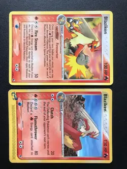 EX Ruby & Sapphire Set Pokemon cards Blaziken Nosepass Seaking Sharpedo Darkness - Image 2