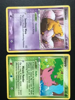EX Team Rocket Returns Set Pokemon card Drowzee Hoppip Ledyba Sandshrew Spinarak - Image 2