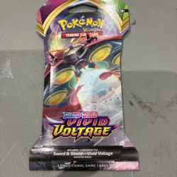 POKEMON.SWORD AND SHIELD, VIVID VOLTAGE TRADING CARD PACK -:- sealed - Image 1