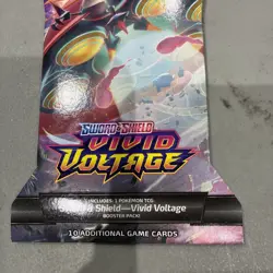 POKEMON.SWORD AND SHIELD, VIVID VOLTAGE TRADING CARD PACK -:- sealed - Image 3