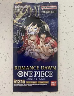 1 PACK ROMANCE DAWN OP-01 One Piece Card Game Japanese - Image 1