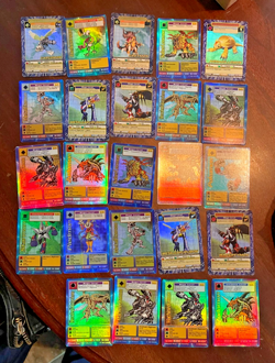 Digimon Holo Rare TCG 24 Card LOT 1999 Bandai_2 - Image 1