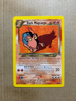 Dark Magcargo 18/105 Neo Destiny - Rare Pokemon Card - NM/Mint - Image 1