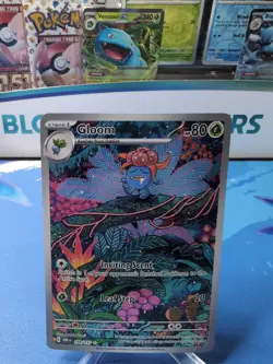 Gloom 198/197 - Pokemon TCG Obsidian Flames Full Art Holo Card - NM - Image 1