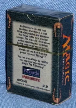 MTG Factory Sealed MAGIC The Gathering - MIRAGE STARTER Deck - 1996 60 Card Pack - Image 2