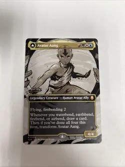 Avatar Aang Borderless Nonfoil Card #0308 MTG LP - Image 1