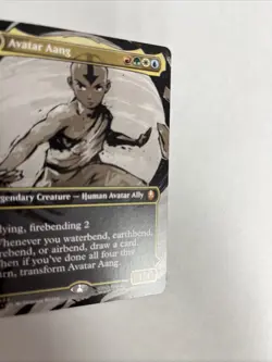 Avatar Aang Borderless Nonfoil Card #0308 MTG LP - Image 2
