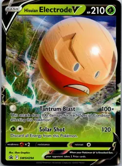 Hisuian Electrode V SWSH294 - SWSH: Sword & Shield Promo Cards Promo Holofoil NM - Image 1