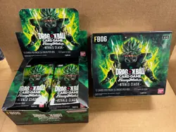 Dragon Ball Card Game Fusion World Rivals Clash FB06 Booster Box lot Bandai - Image 1