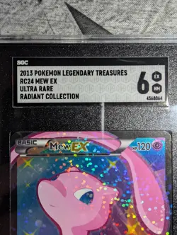 2013 Pokemon Legendary Treasures RC24 Mew EX Radiant Collection - SGC 6 - Image 5