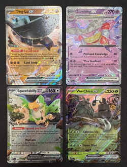 Pokemon TCG - SV02: Paldea Evolved - Double Rare Holo Lot Of 4 - Image 1