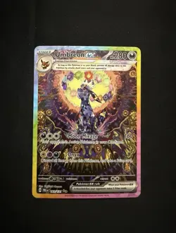 Pokemon Umbreon ex 161/131 Sv: Prismatic Evolutions Full Art Holo SIR 2025 - Image 1