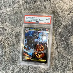 2025 POKEMON PFL SPECIAL ILLUSTRATION RARE #125 MEGA CHARIZARD X EX PSA 9 - Image 3
