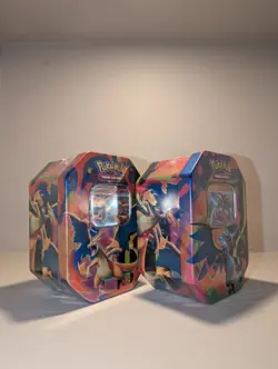 Pokemon TCG - Mega Charizard EX Tin - SET OF 2 - Brand New Sealed!! - Image 4