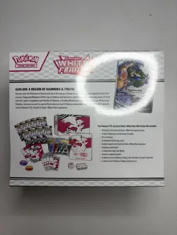 Pokemon TCG Scarlet And Violet White Flare Elite Trainer Box Factory Sealed - Image 3